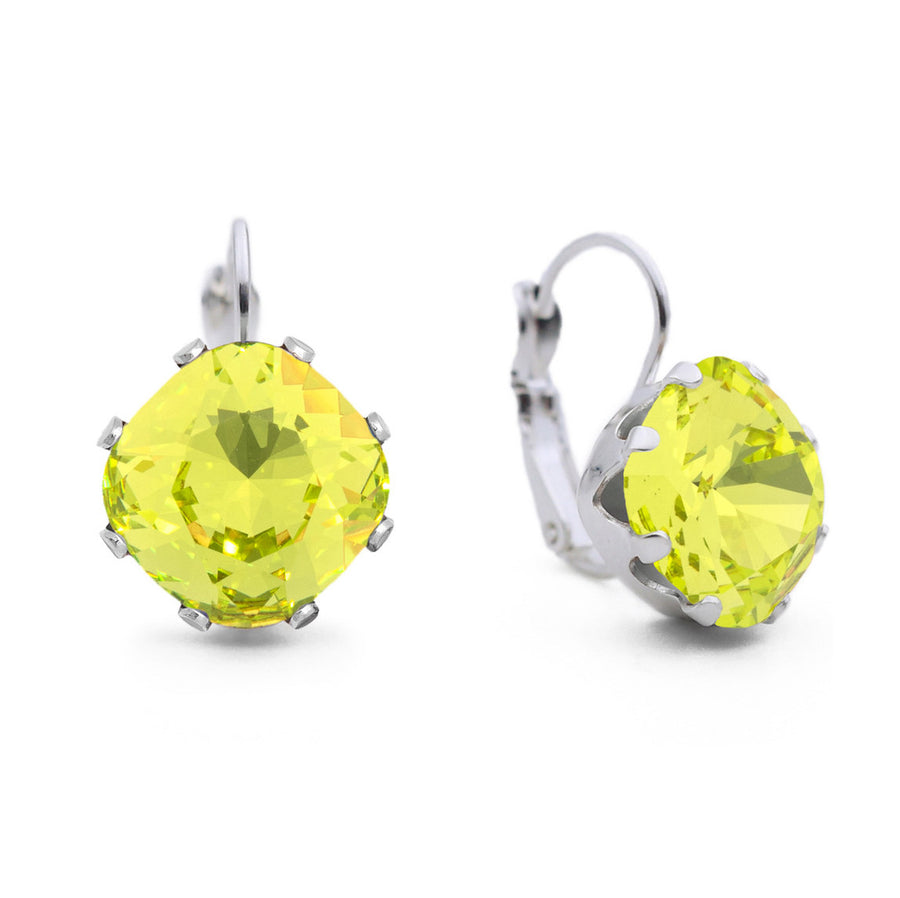 Citron Leverback Earrings