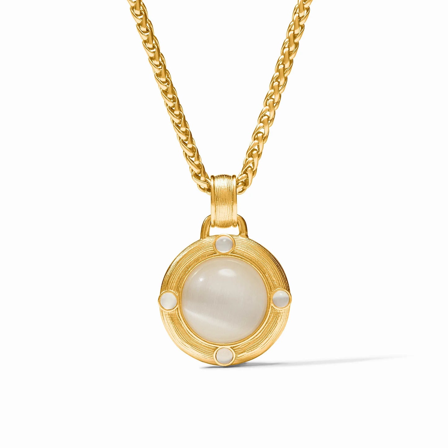 Cobblestone Demi Necklace - Ivory Cat's Eye