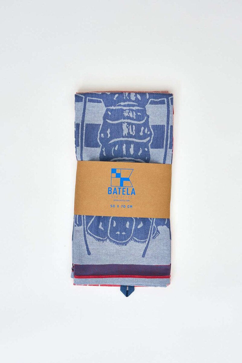 Lobster Kitchen Towels Red/Blue - Set of 2