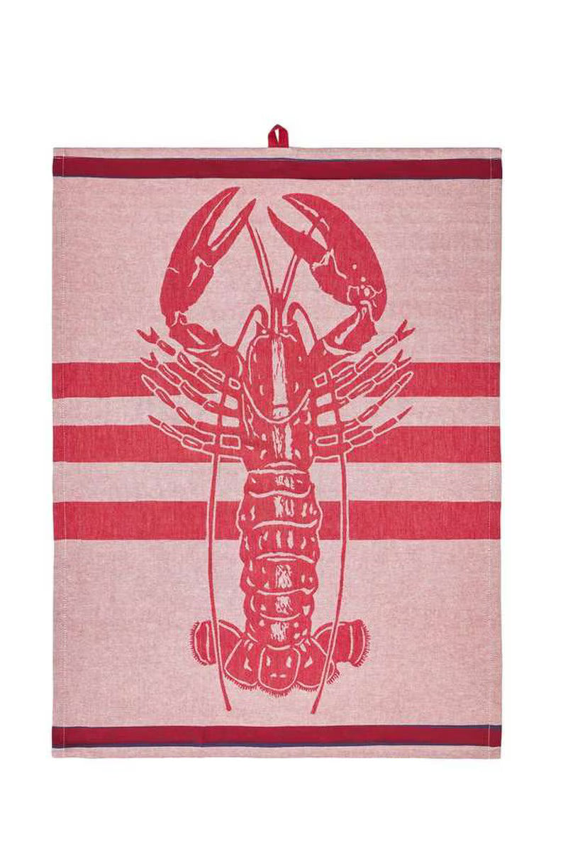 Lobster Kitchen Towels Red/Blue - Set of 2