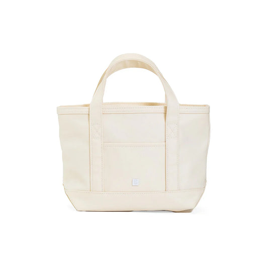 Mini Tote - Coated Canvas Natural