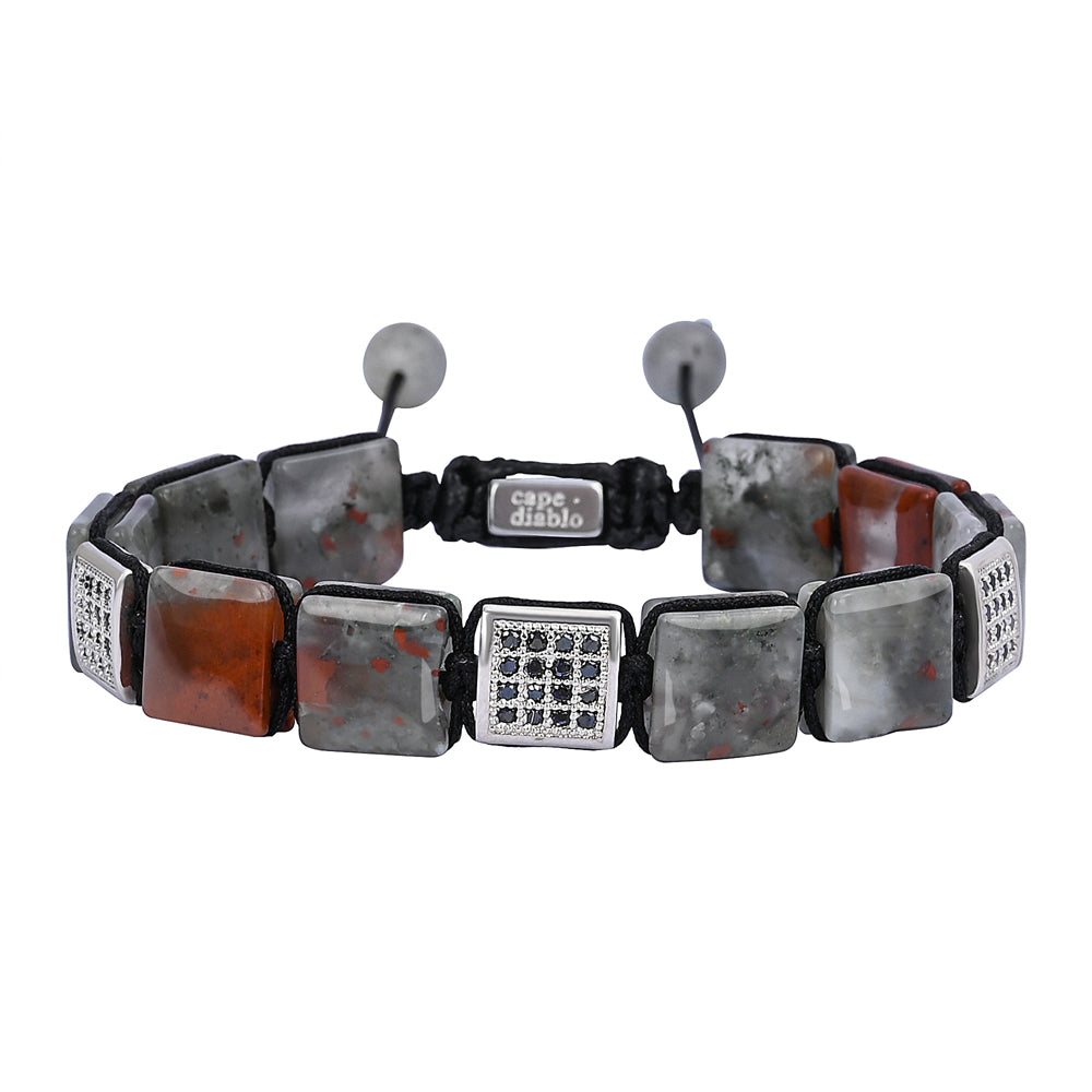 Men's African Bloodstone Bracelet