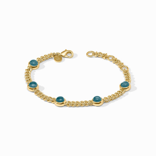 Dolce Delicate Iridescent Montana Blue Bracelet