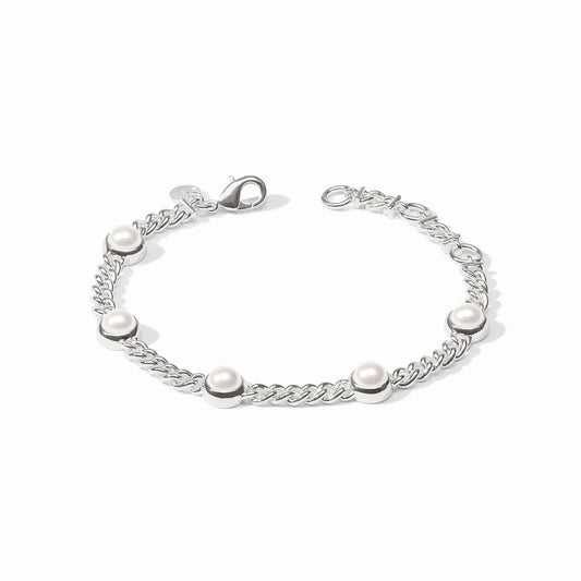 Dolce Delicate Silver Bracelet - Pearl