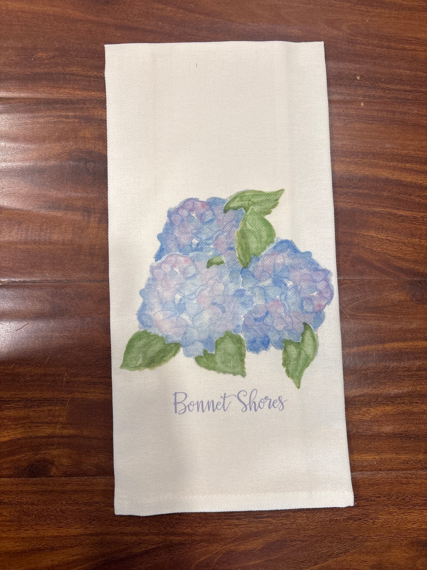 Bonnet Shores Hydrangea Bouquet Tea Towel