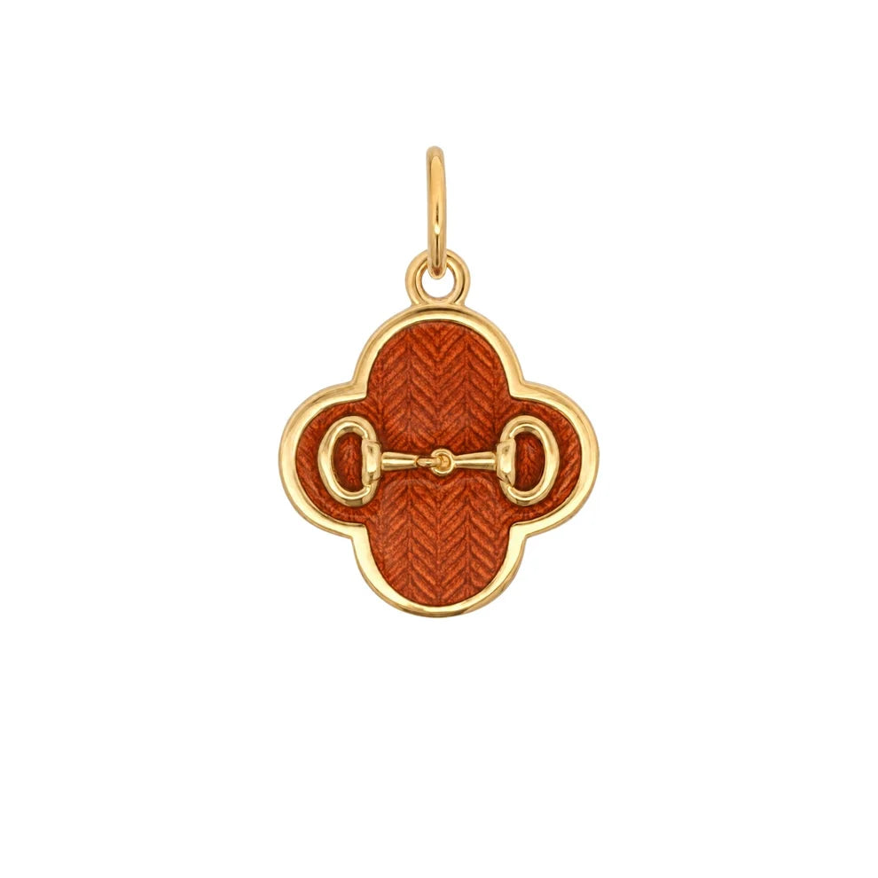 Equestrian Pendant Gold