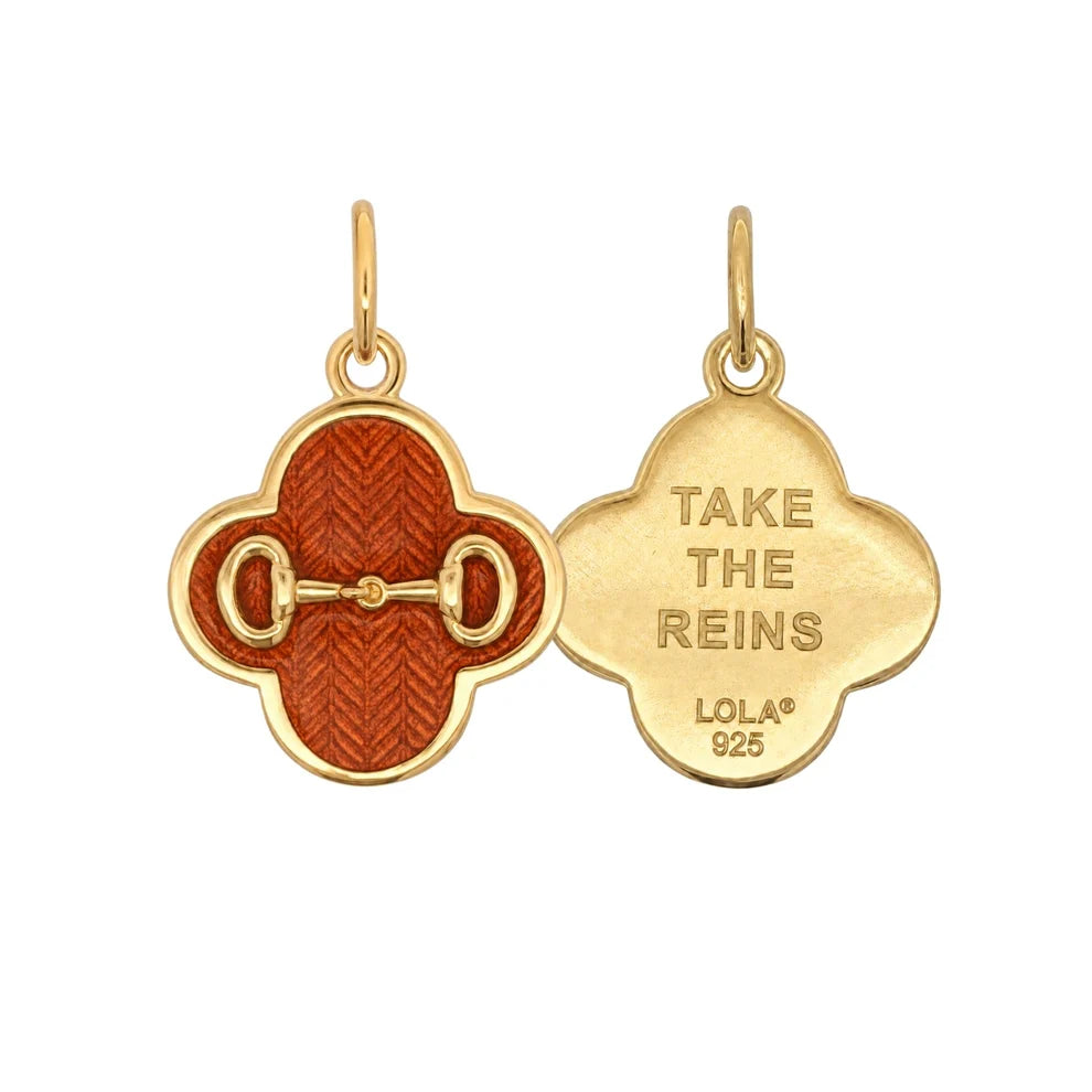 Equestrian Pendant Gold