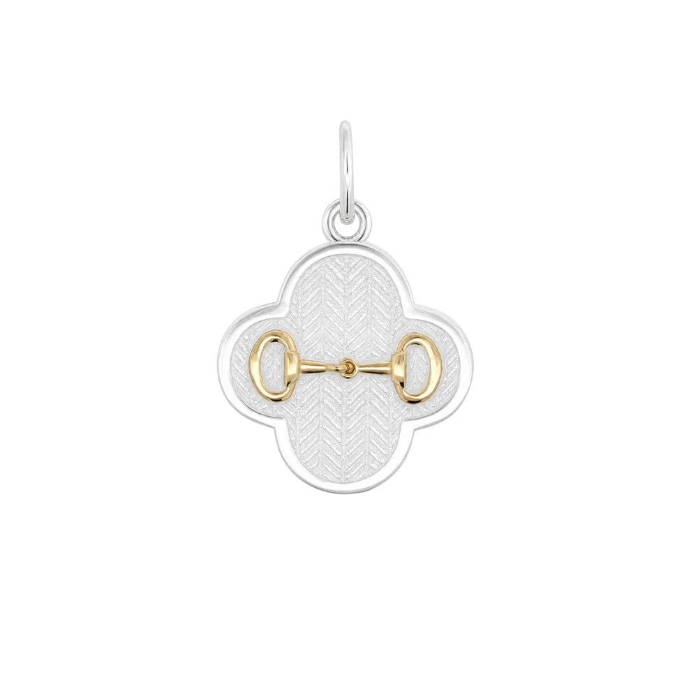 Equestrian Pendant Mixed Metal