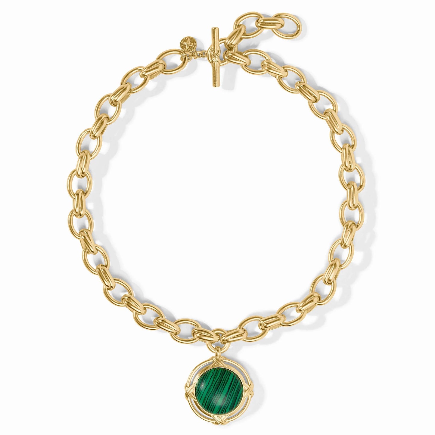 Essex Statement Necklace - Malachite Green