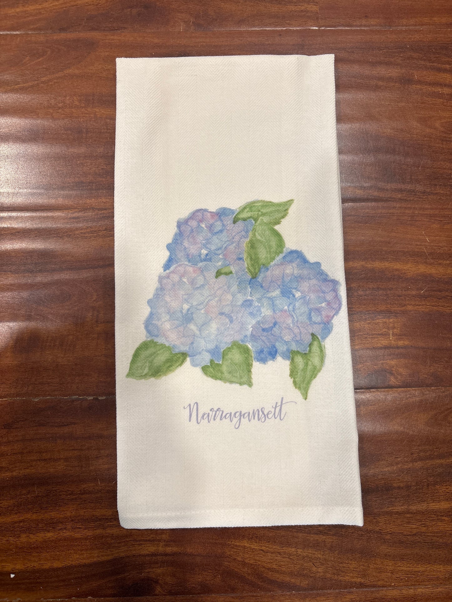 Narragansett Hydrangea Bouquet Tea Towel
