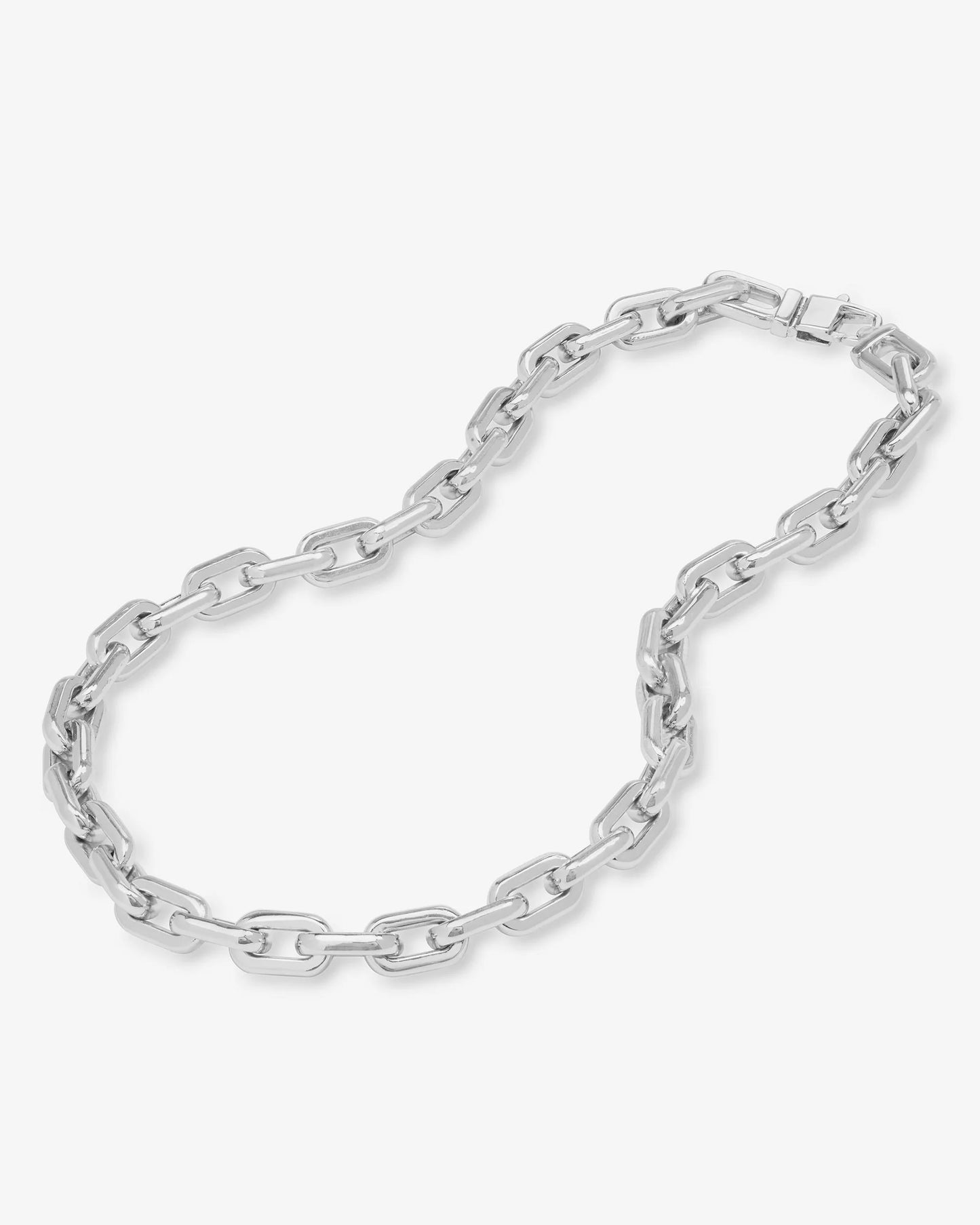 Frankie Chain Necklace Silver 10mm