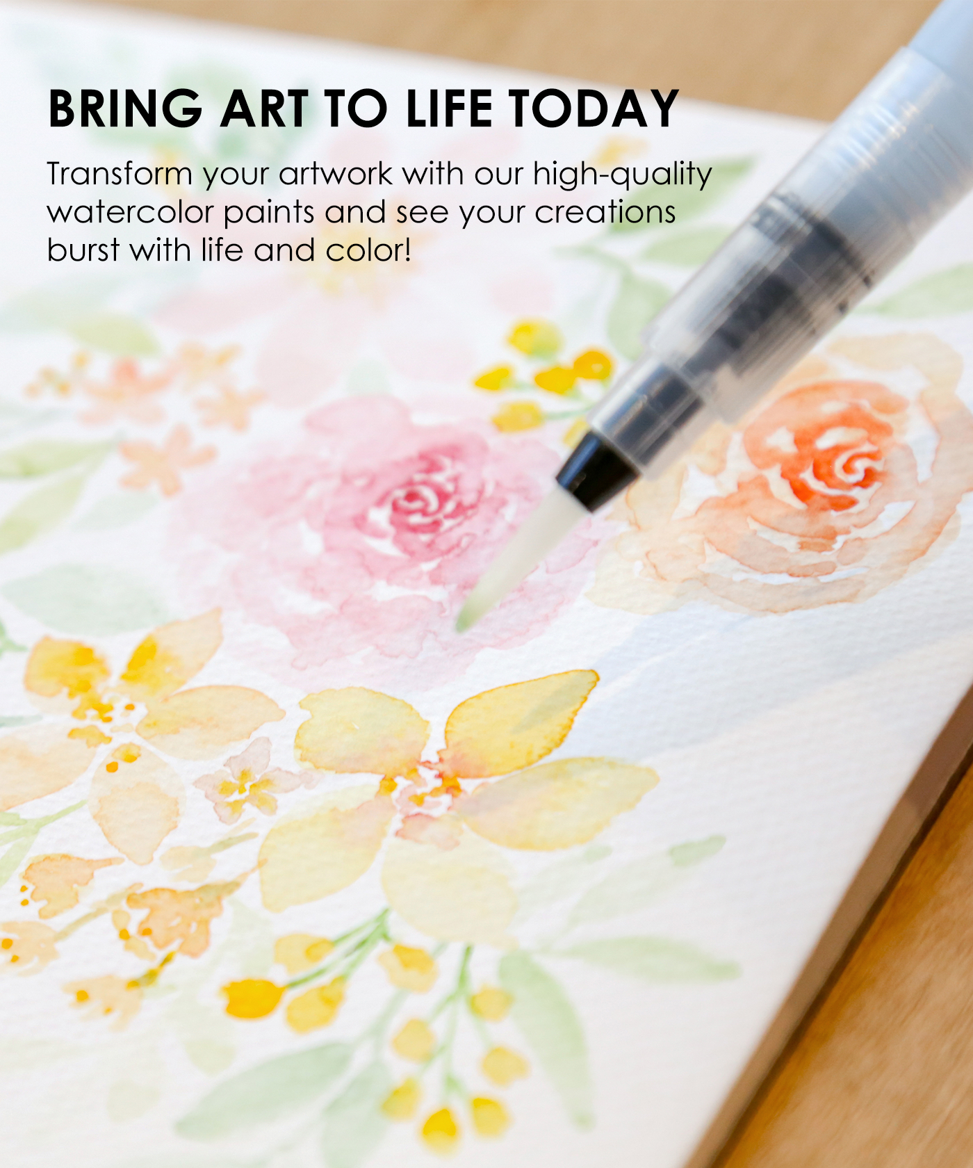 Watercolor Pocket Set Of 12 - Floral Colors