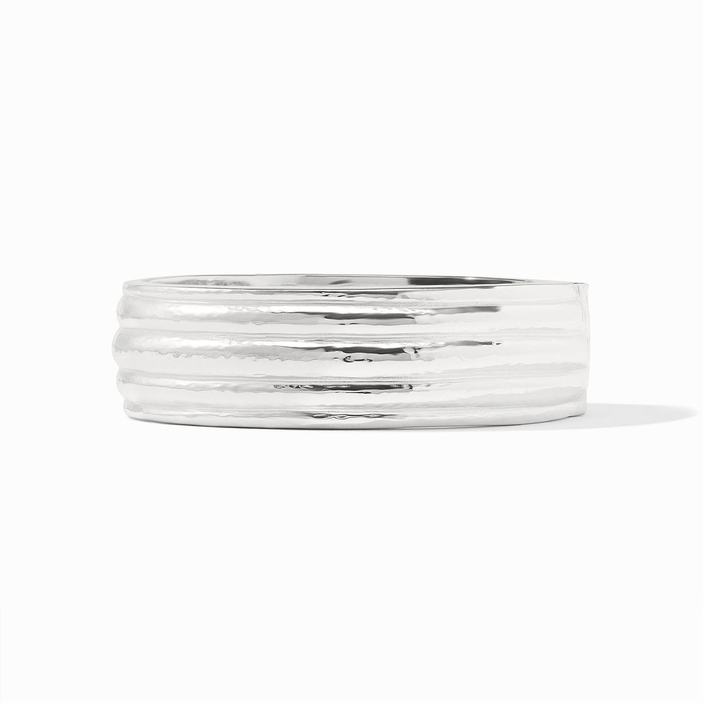 Havana Statement Hinge Bangle Silver