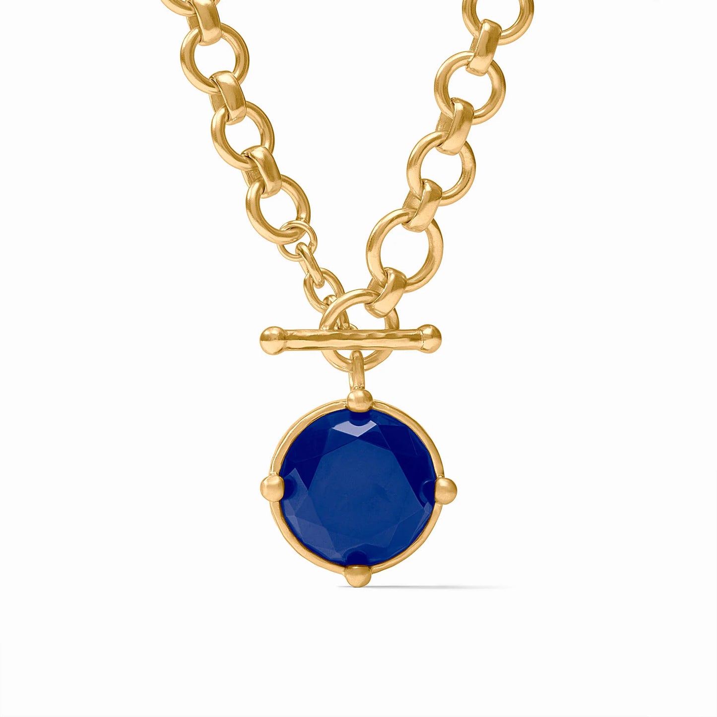 Honeybee Demi Necklace - Iridescent Sapphire Blue
