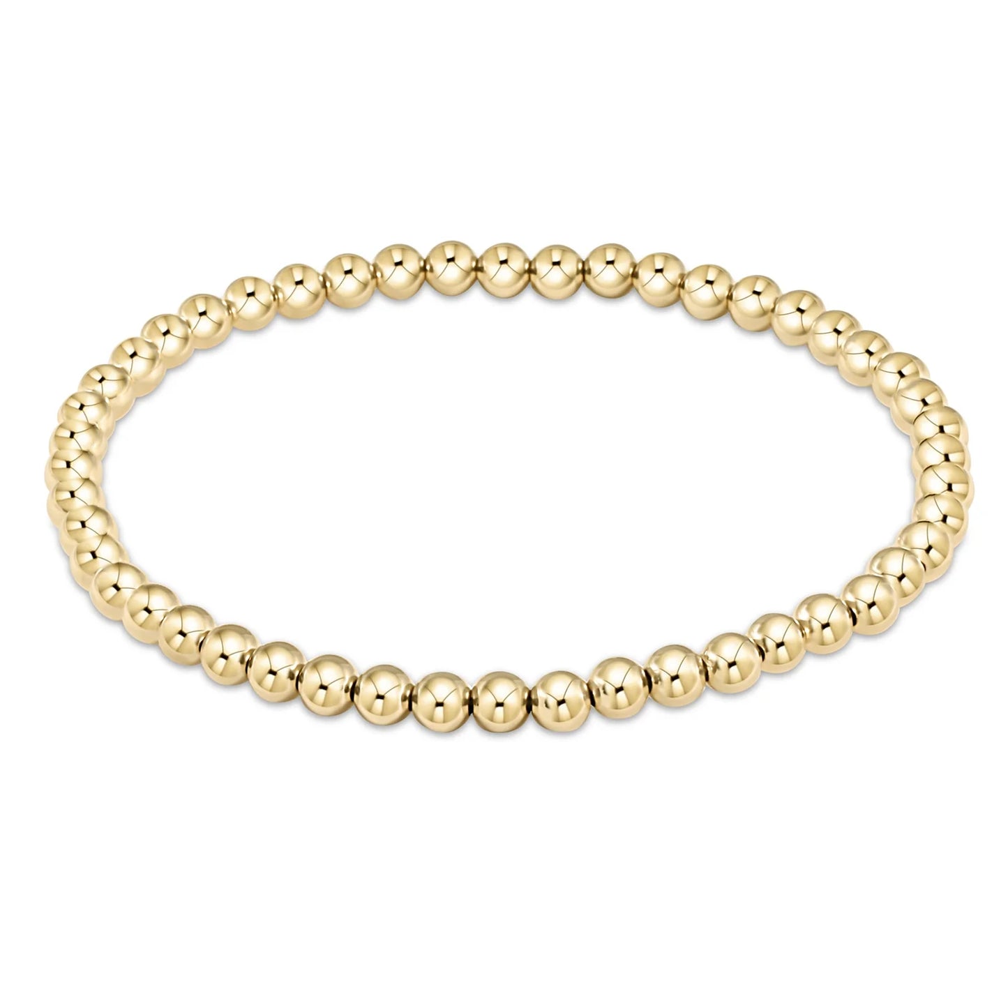 Classic Gold 3mm Bead Bracelet