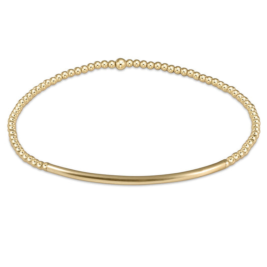 Bliss Bar Gold 2mm Bracelet