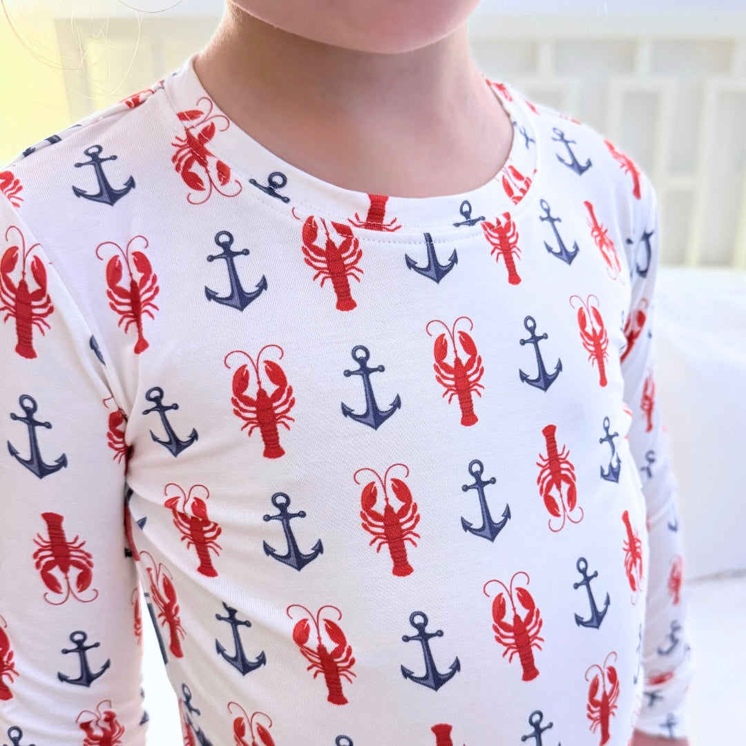 Lobster & Anchor Two Piece Toddler / Kid Set