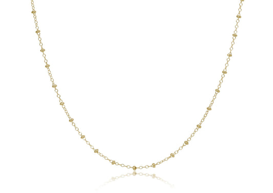 15" Choker Simplicity Chain Gold - Classic Gold 2mm