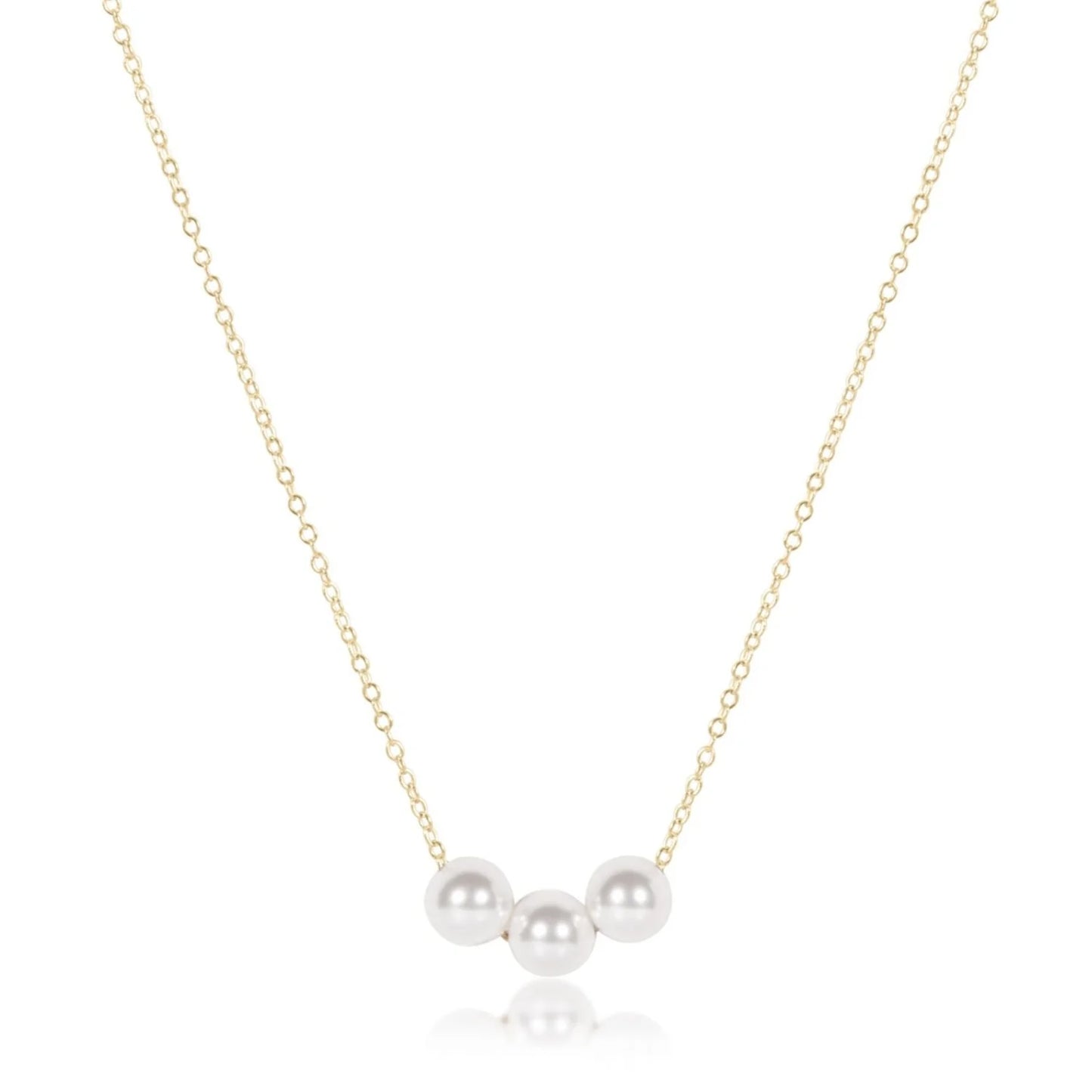 16" Necklace Gold - Joy Pearl