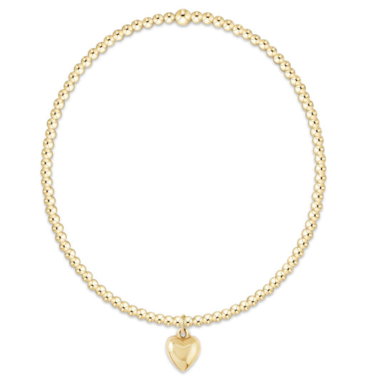 Classic Gold 2mm Bracelet - Love Plush Small Gold