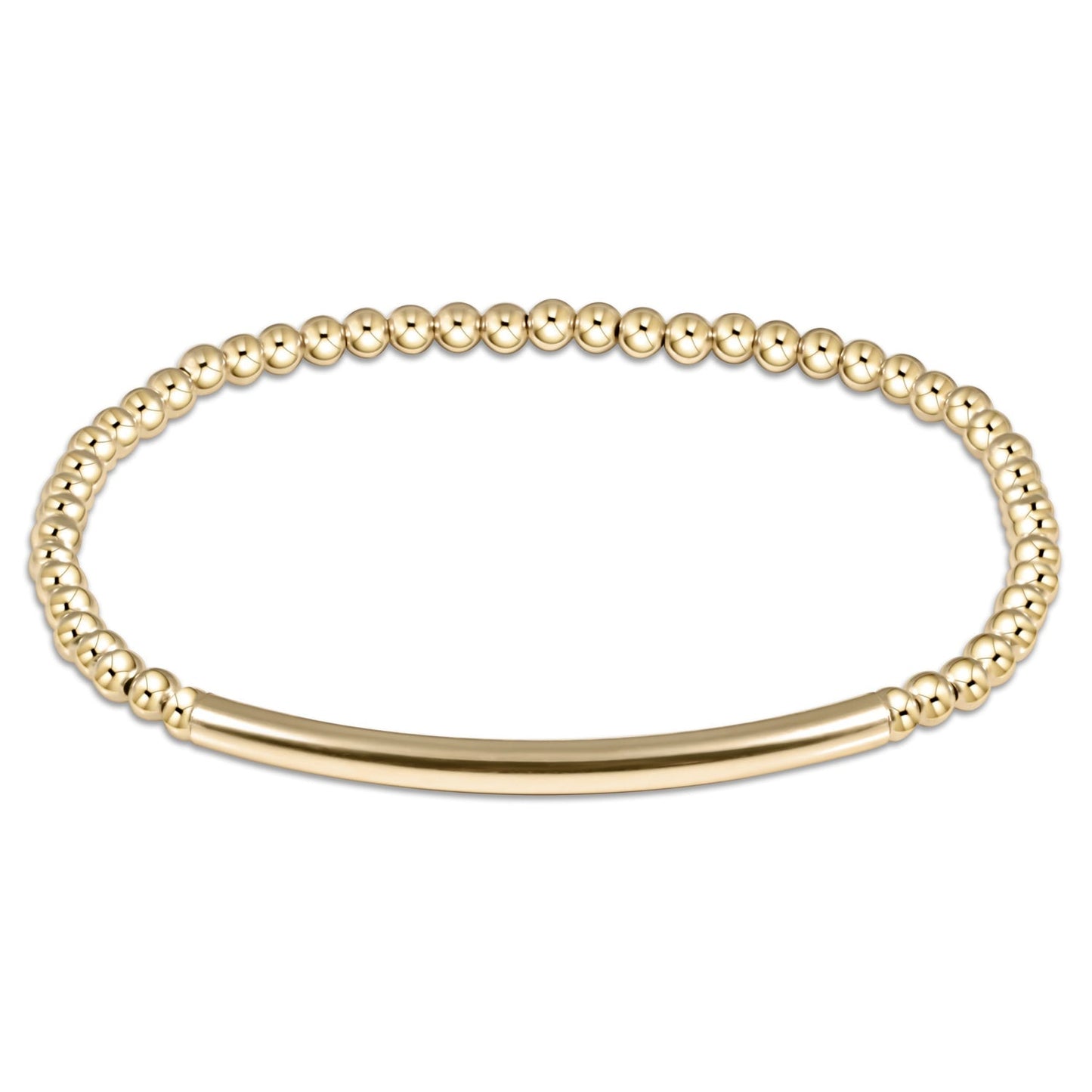 Extends Bliss Bar Smooth Gold 3mm Bracelet