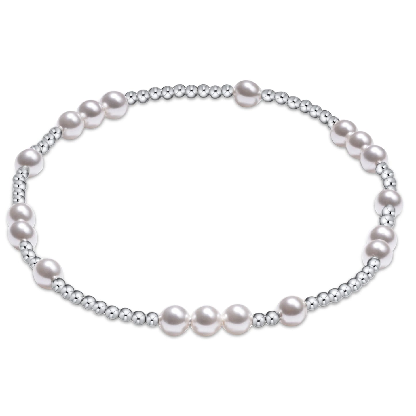 Hope Unwritten Pearl 4mm Sterling Bracelet