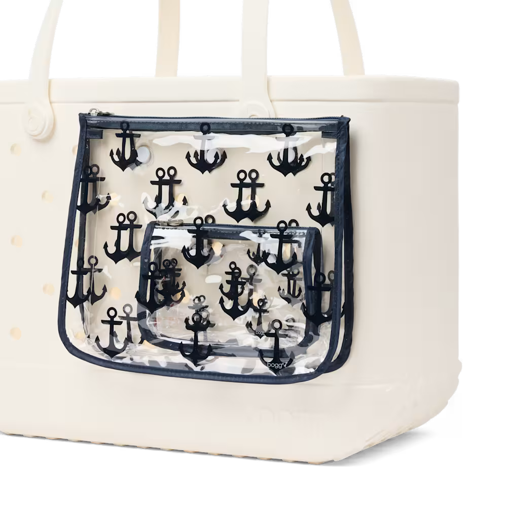 Bogg Decorative Insert -  Navy Anchor