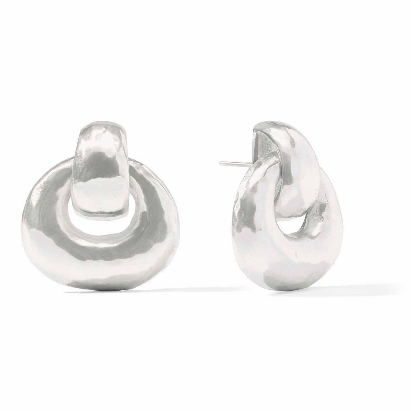 Avalon Doorknocker Earring Silver