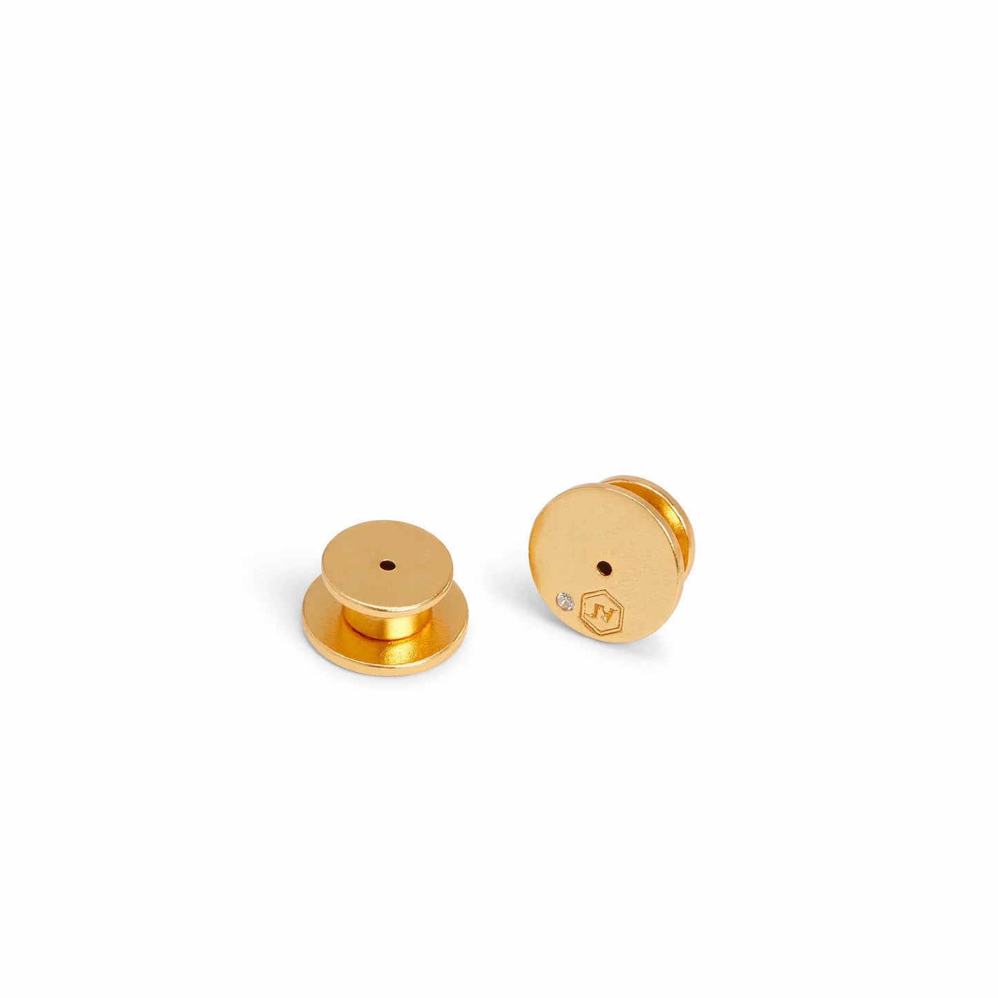 Catalina Earring Gold - Iridescent Ruby Red
