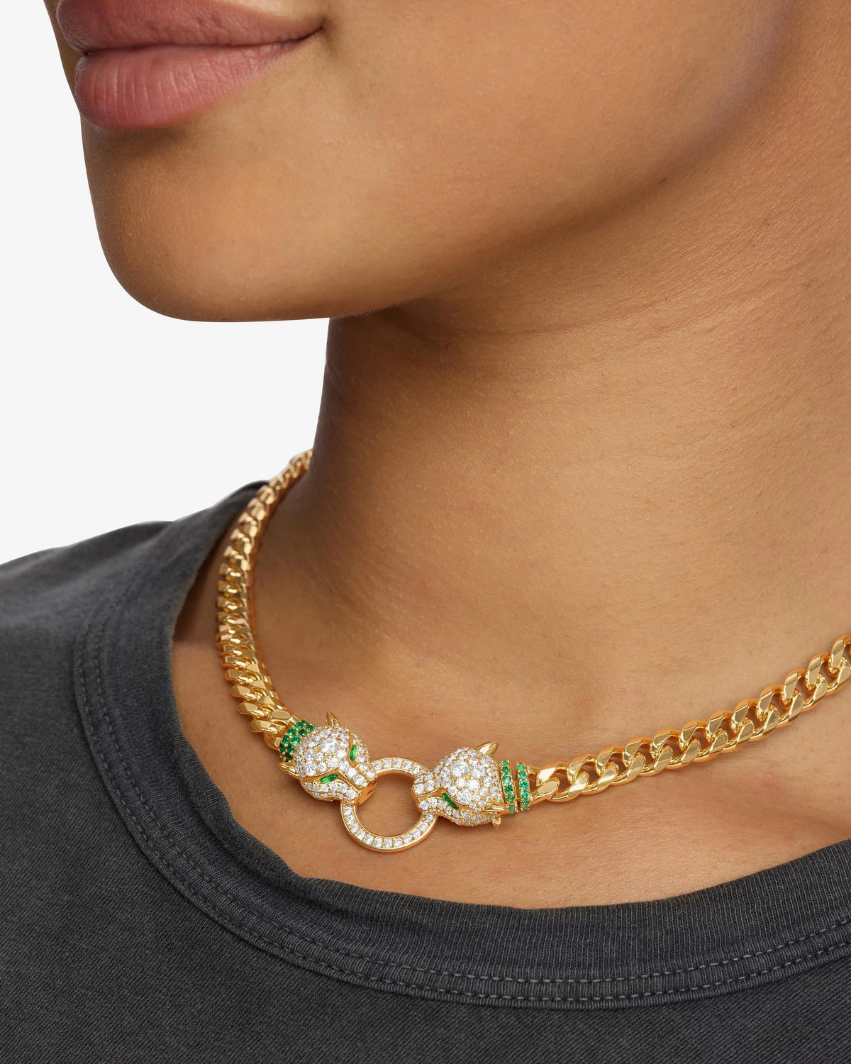 Jaguar Cuban Chain Necklace 6.8mm