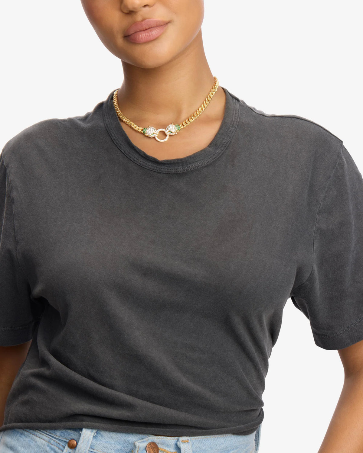 Jaguar Cuban Chain Necklace 6.8mm