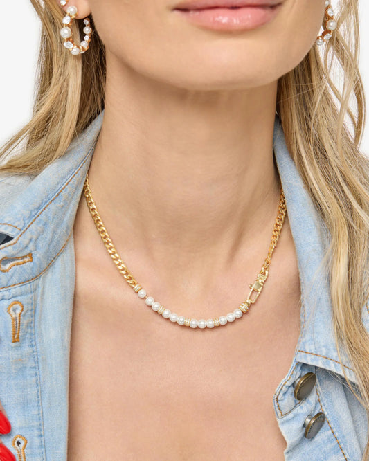 Julian Loves Pearls Necklace 5mm