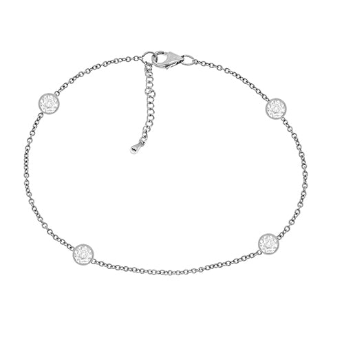 Cubic Zirconium Anklet