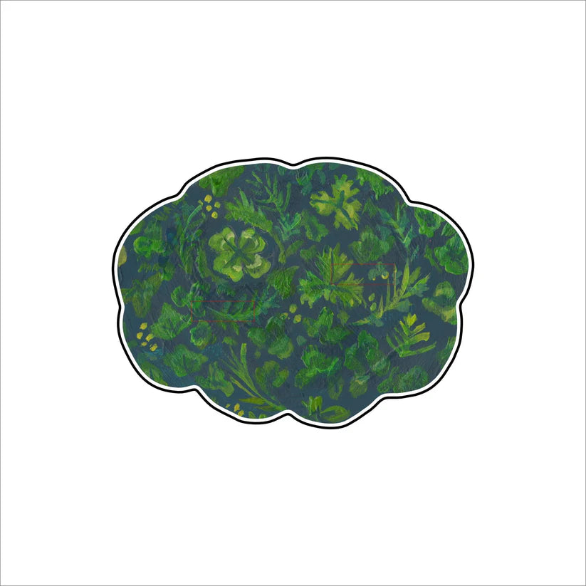 Clover and Moss Double Stand | 0.50in. Acrylic