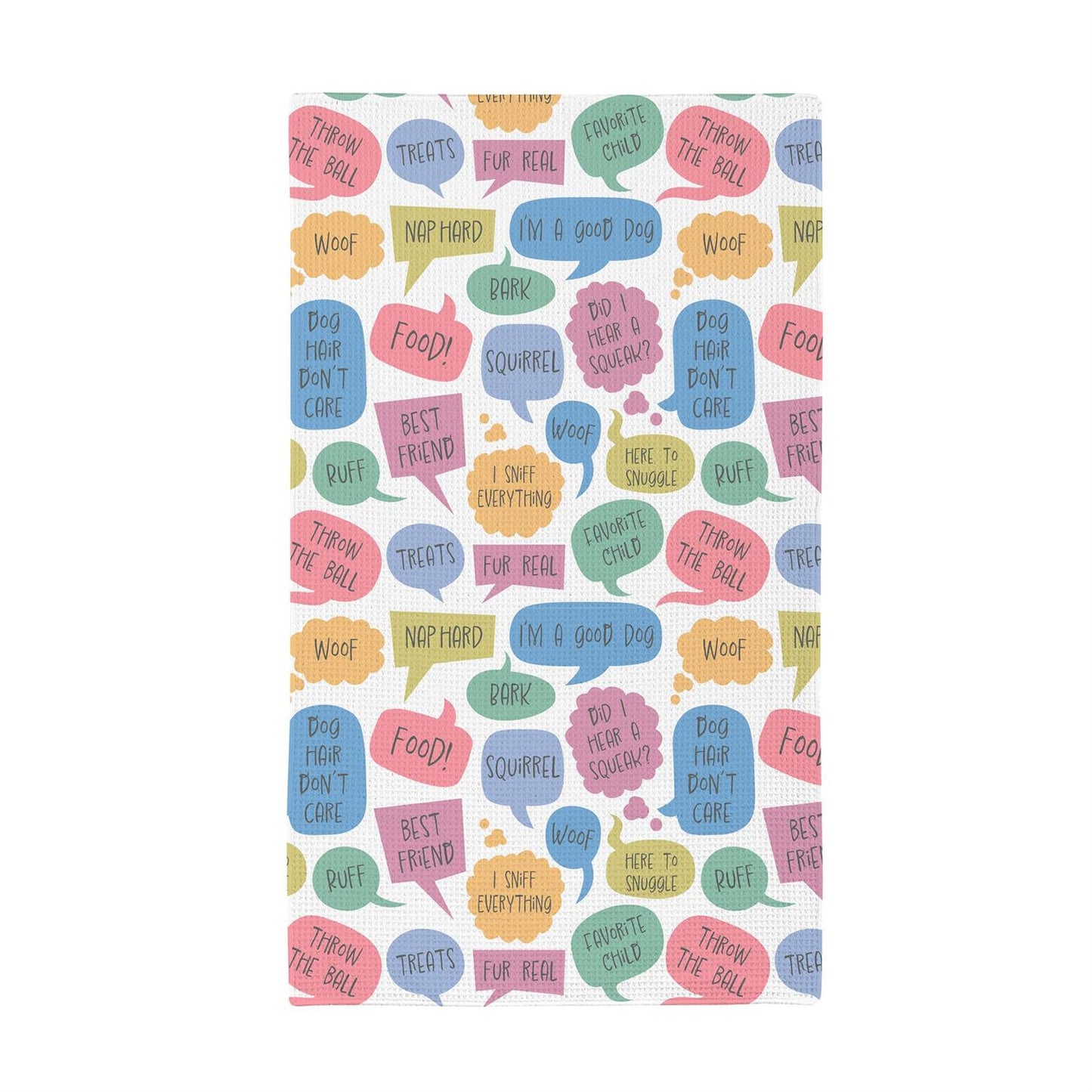 Pet Central Dog Thoughts Kitchen Towel Quick Dry