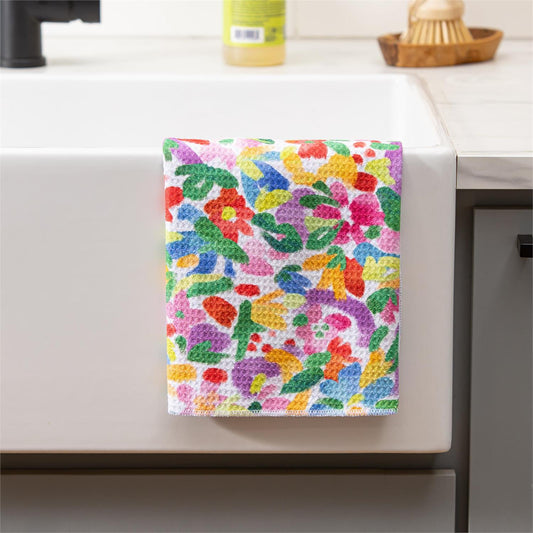 What She Shed Botanical Colors Kitchen Towel Quick Dry