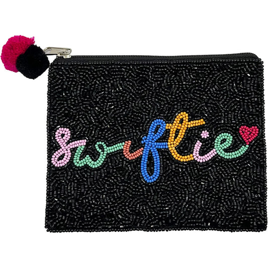 Swiftie Beaded Coin Pouch