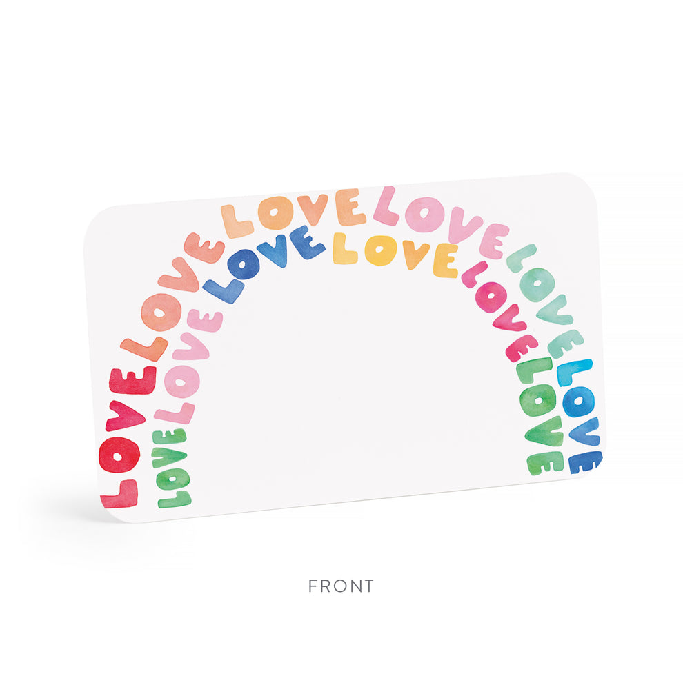 Love Rainbow Little Notes