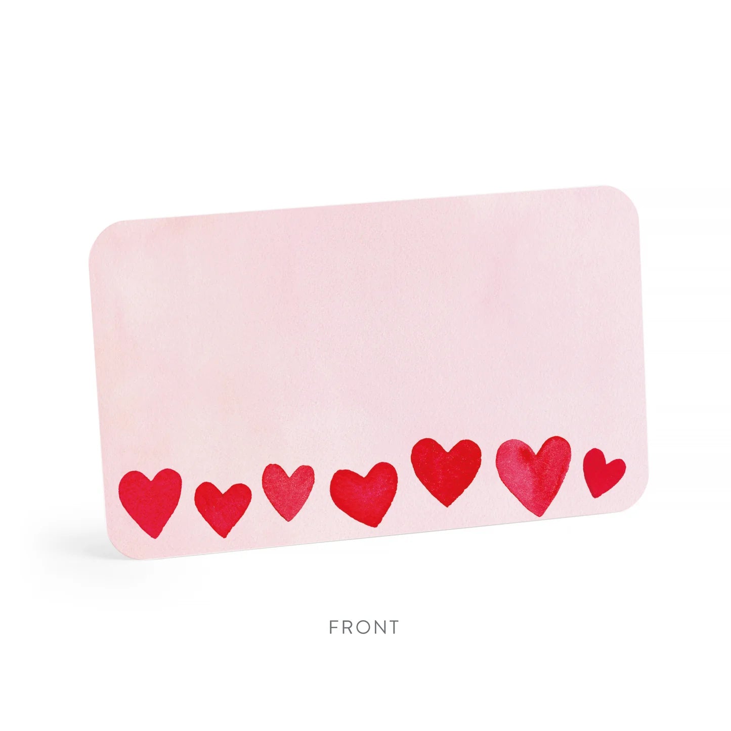 Mini Hearts Blush Little Notes – Boxed Set of 55 Mini Notecards