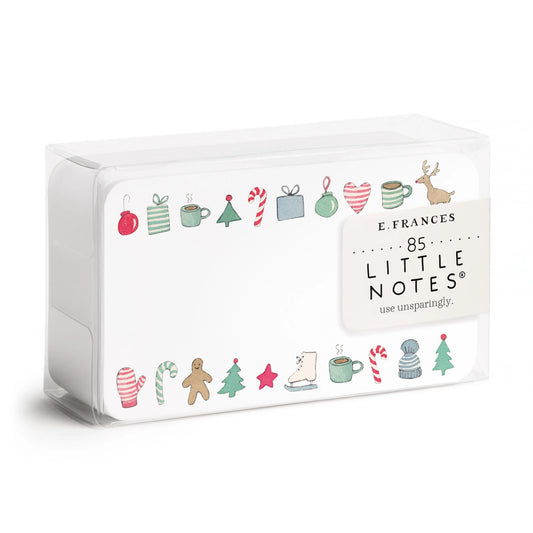Merry Motif Little Notes – Boxed Set of 85 Mini Notecards