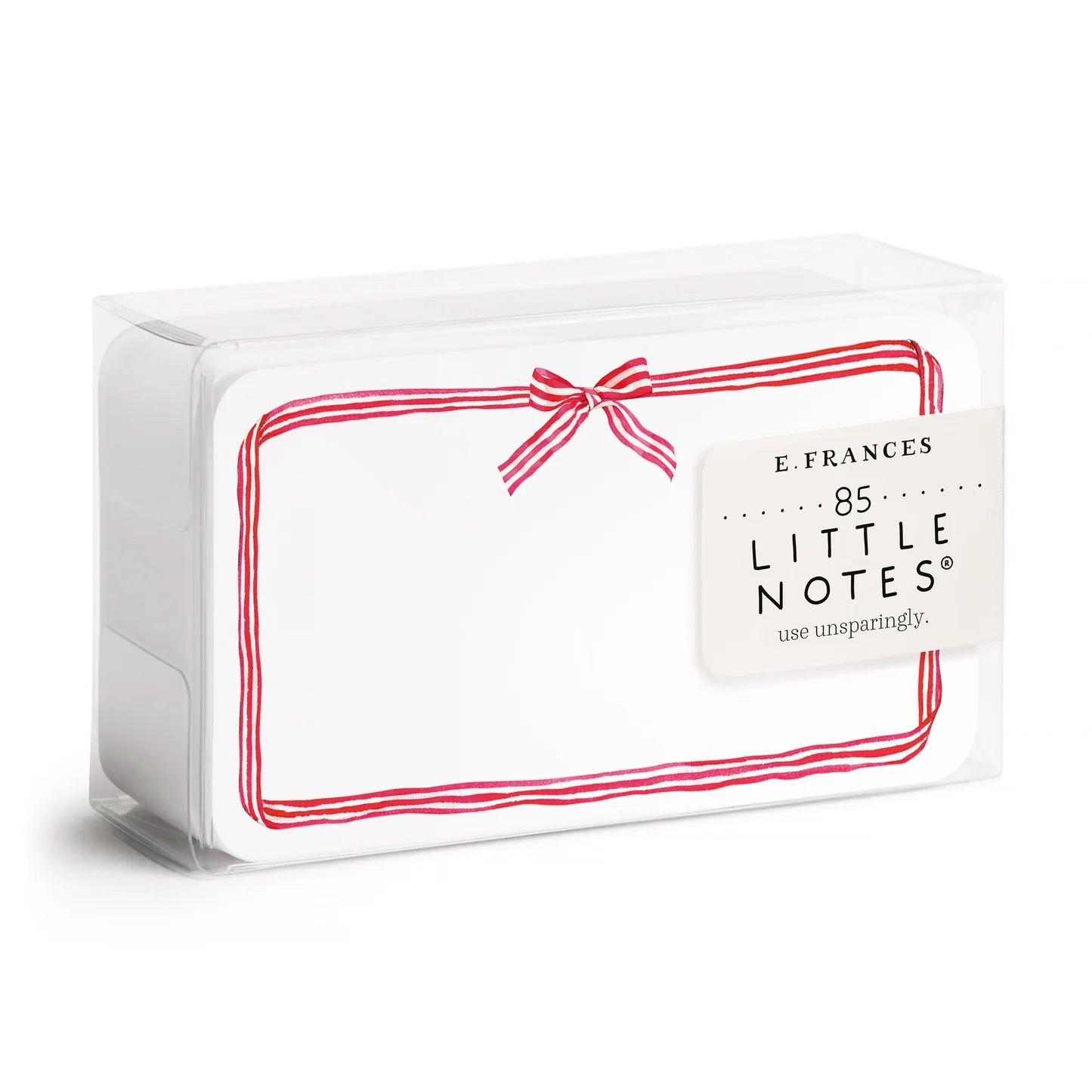Red Ribbon Candy Little Notes – Boxed Set of 85 Mini Notecards