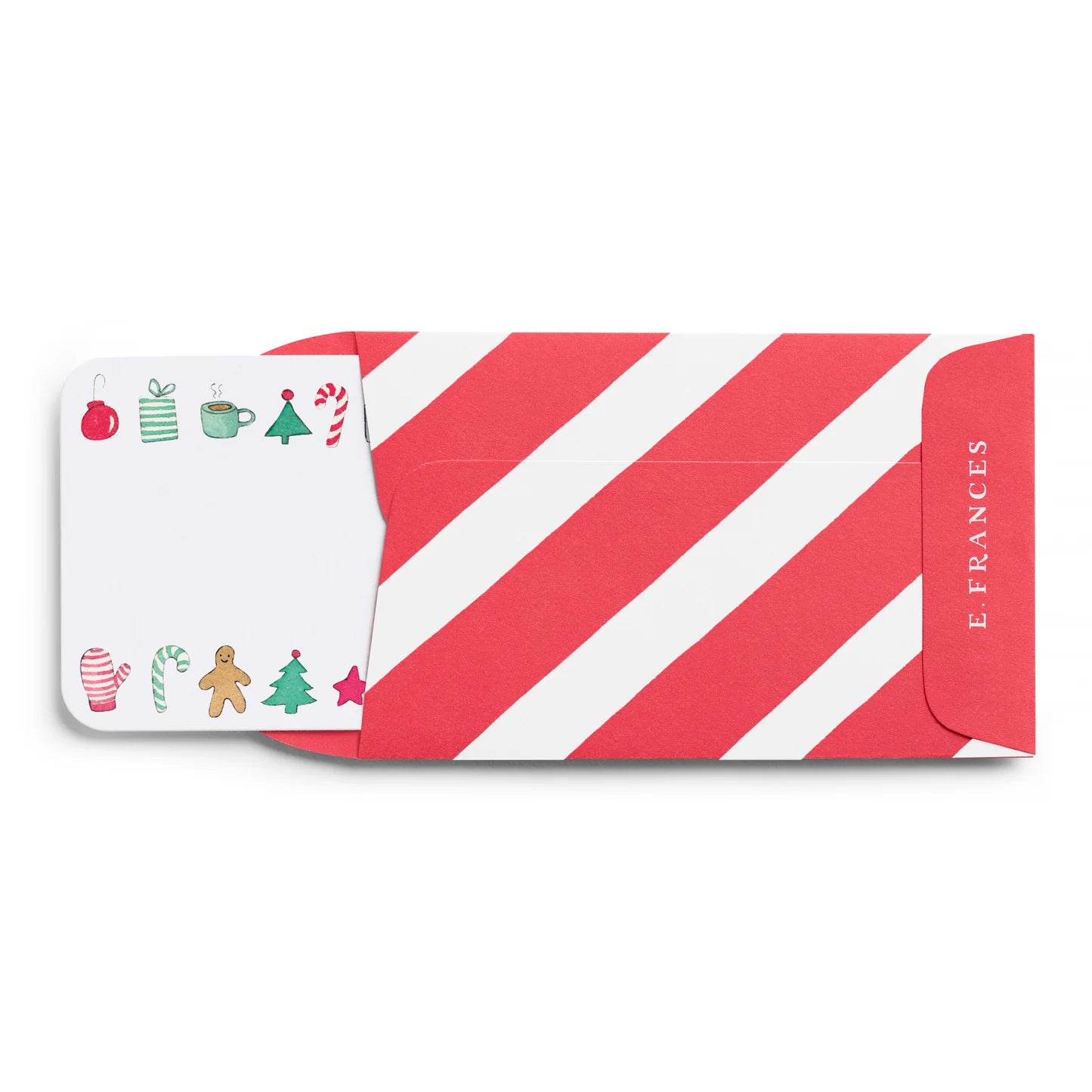 Little Notes Envelopes - Candy Cane Striped Set of 20