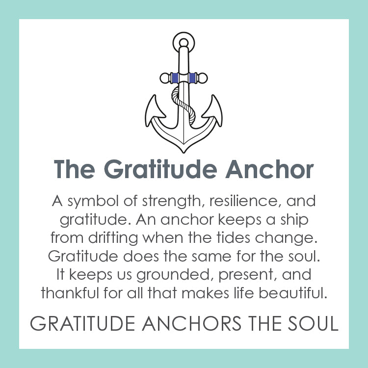 Gratitude Anchor Pendant
