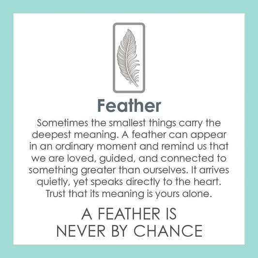Feather Pendant Gold