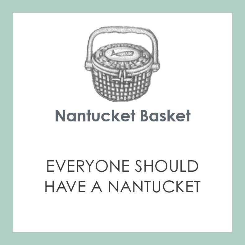 Nantucket Basket Silver Pendant