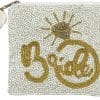 Bride with Ring Beaded Coin Pouch