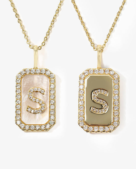 Love Letters Double-Sided Necklace Gold S