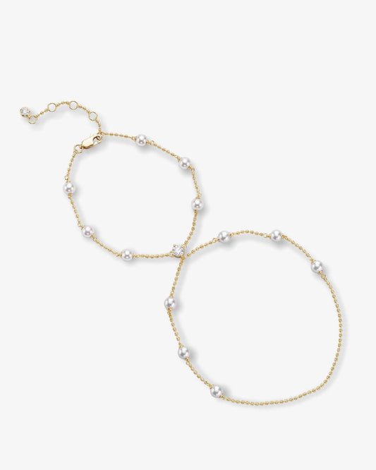 Perfect Pearl Hand-Chain - Gold