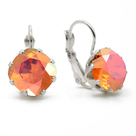 Pumpkin Spice Leverback Earrings