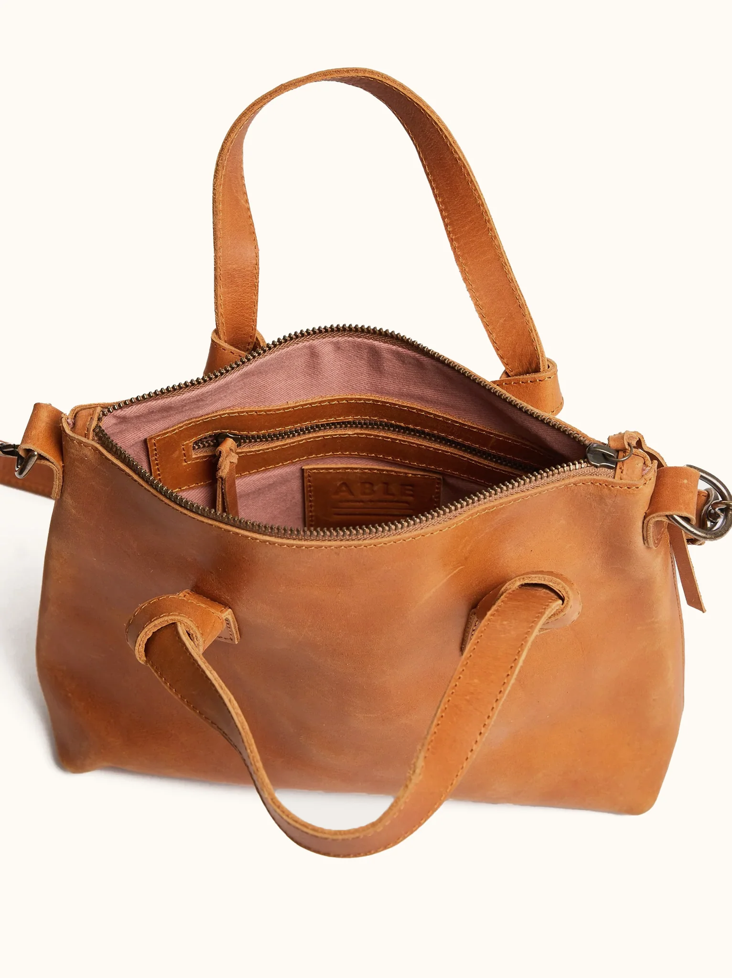 ABLE Rachel Crossbody - Cognac